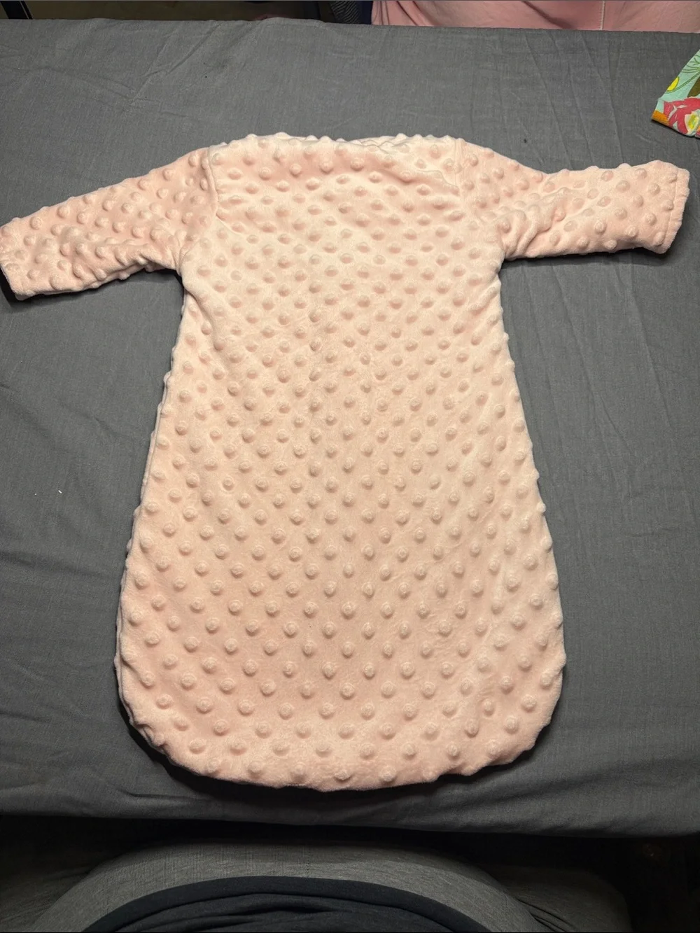 Plush Pink Unicorn Sleep Sack for Babies - Soft Zippered Wearable Blanket